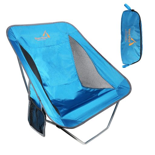 Chairs - YozaYowe超軽量折りたたみキャンプ椅子-790gコンパクトアルミアウトドアチェアキャリーバッグ付き登山グランドチェアチェアゼロキャンプビーチ釣り用焚き火