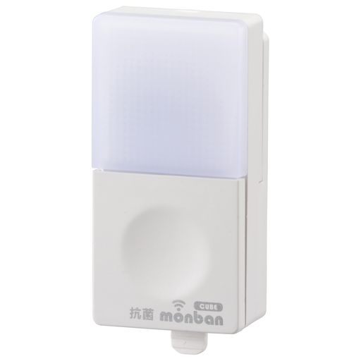 【 特 長 】 ◆ monban CUBE II シリーズ増設用 ◆ 玄関と部屋間・受付・店内の呼び出し、ご家庭での介護に ◆ 呼び出し音8種類 ◆ 発信確認ランプ ◆ 電池交換お知らせランプ 【 仕 様 】 ◆ 外形寸法:幅33x高さ74.5x奥行き19.5mm(取り付けホルダーを含む) ◆ 本体質量:約26g(取り付けホルダーを含む) ◆ 送受信周波数:314.8MHz(FM方式) ◆ 動作距離:約100m(直線見通し・遮蔽物の無い環境) ◆ 設置場所:室内、室外(IP44防まつ形、JIS C 0920:2003による) ◆ 呼び出し音:8種類(送信機毎に設定可) ◆ 電源:CR2032リチウム電池x1個(別売)※ブルーのランプが点滅する場合は電池を交換してください。
