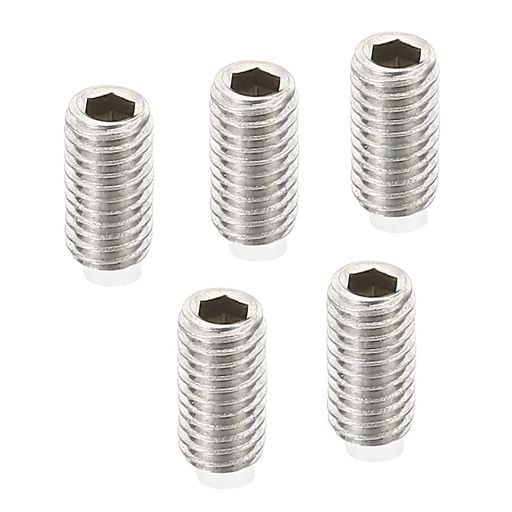 樂天商城 - PATIKILM5x10mmグラブスクリュー5個メトリック六角穴付きヘッドナイロンカップポイントセットねじ内部六角ドライブハードウェア304ステンレス鋼
