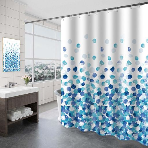 花柄デザイン - この布製シャワーカーテンは、自然に近い花柄系プリントグラフィックが施されており、バスルームを明るく自然に近い気があります。鮮やかなテストを追加します。 高密度布製シャワーカーテンは、遮像と装飾的な魅力を提供します。 シャワーや入浴時に贅沢でスパのような気がします。 優れた品質 - 当社のシャワーカーテンは100%ポリエステル製でにおい無し、柔らかくて手触りよく、耐久性があり軽量な素材です。 重みのある裾が付いており、カーテンを所定の位置に保ち、吹き飛ばすのも防ぎ、フィット感がいいです。美しい花柄で、自然に近い気があります。 目隠し・通気性‐外から見えない遮像で浴室や脱衣所に最適、プライバシーを適当に保護されます。通気に利きながら目隠し効果が確保できます。バスルーム内の光を遮ることなく、狭いユニットバスでも圧迫感を感じさせません、いつも明るく快適に使用することができるシャワーカーテンです。 断熱性がよく、部屋暖房・冷房ロス抑制、保温効果があり、寒い冬でも安心できるバスカーテン。 防水・防カビ - この防水生地のシャワーカーテンは水をはじき、水滴の形成を促進し、水が表面から素早く転がり落ちます。