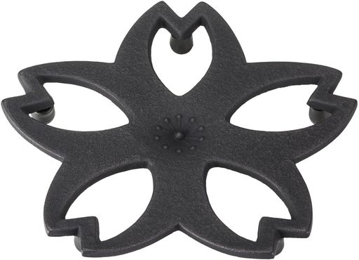 Pot Stands - 池永鉄工南部鉄釜敷桜(大)墨011906