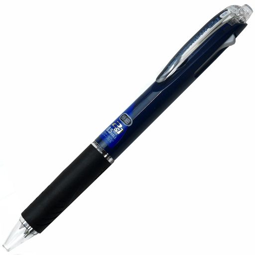 ノック式 重量:12g 芯径:0.5mm ボール径:0.5mm インク色:黒、赤 サイズ:軸径 直径12.2x厚さ15.7x全長144.8mm