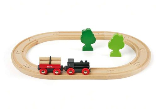 Rakuten - BRIO(ブリオ)小さな森の基本レールセット[全18ピース]33042対象年齢2歳~【おもちゃ玩具木製おもちゃ木製レールプレゼント(誕生日/クリスマス)】
