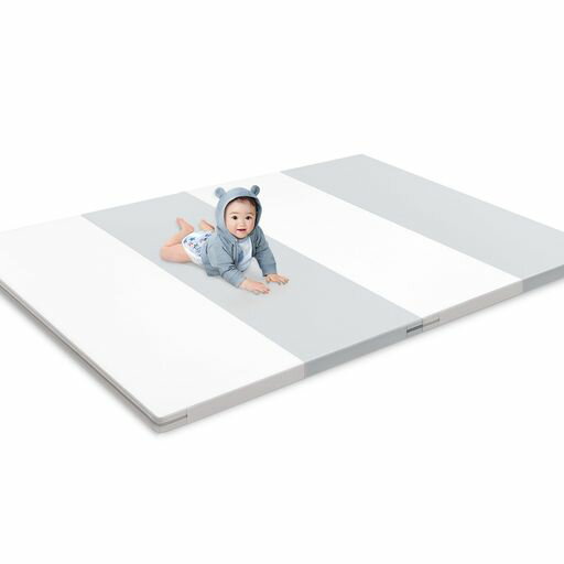 楽天HiT Creationsプレイマット-Artakeプレイマット赤ちゃん収納しやすいジョイントマット厚手折りたたみ防水防音マットベビーマット120*160*4グレー