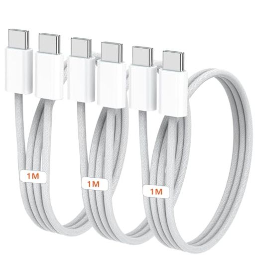 USBTYPEC充電ケーブル3本1MTYPE-CTOTYPE-CPD対応IPHONE15充電ケーブル100W/5A急速充電高速データ転送高耐久断線防止GALAXY/MACBOOKPRO/IPHONE16/15