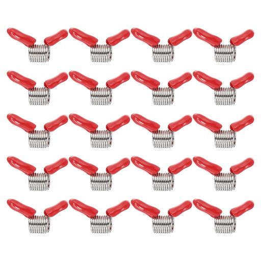 PATIKIL宝石メイキング用ビーズストッパー、20個9mmスプリングビーズクランプ、宝石ブレスレットメイキ..