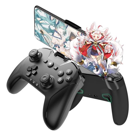 ワイヤレスコントローラーSWITCH/PC/IOS/ANDROID全対応【方向ボタンレイアウト可能/背面ボタン/スマホホルダー付き】プロコンゲームパッド自動連射BLUETOOTH/2.4GHZ/有線接続6軸ジャイロセンサー… ワイヤレスコントローラーSWITCH/PC/IOS/ANDROID全対応【方向ボタンレイアウト可能/背面ボタン/スマホホルダー付き】プロコンゲームパッド自動連射BLUETOOTH/2.4GHZ/有線接続6軸ジャイロセンサー…