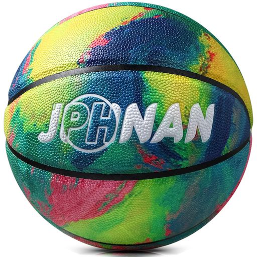JPHNANバスケットボール5号合成皮革バスケ5号球屋外外用室内子供用中学スポーツ吸湿高弾力性カラフルPUレザーをランダムにカットカラーバスケットボール JPHNANバスケットボール5号合成皮革バスケ5号球屋外外用室内子供用中学スポーツ吸湿高弾力性カラフルPUレザーをランダムにカットカラーバスケットボール