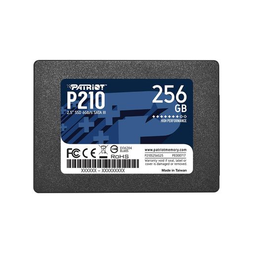 Patriot Memory P210 256GB SATA3 内蔵型SSD 6Gb/s 2.5インチ 7mm P210S256G25