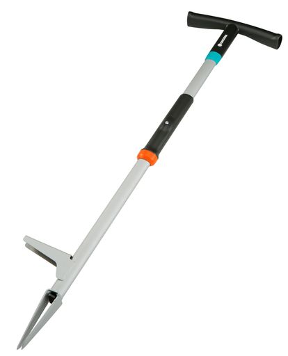 GARDENA(ガルデナ) 長柄 草抜き 足掛け付 ‎ターコイズ/ブラック/オレンジ/グレー 全長97cm 3518-20 製品保証:最大25年