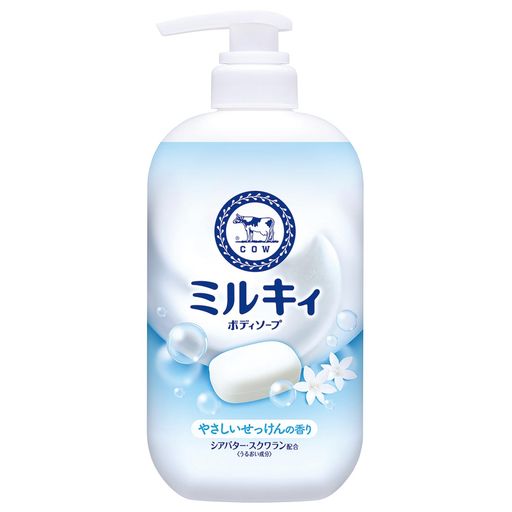 Soaps, Body Soaps - ミルキィボディソープやさしいせっけんポンプ付500ML