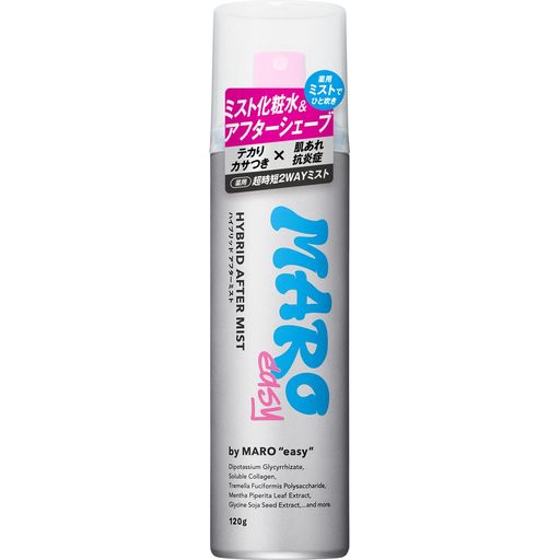 MAROeasy薬用ミスト化粧水[顔・全身]アフターシェーブローションシトラスウッドの香り【医薬部外品】120gメンズ