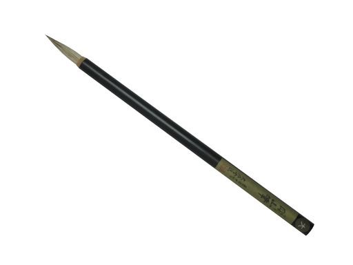 穂先サイズ:8.3x37.5mm 使用用途: 日本画・デザイン 筆の固さ: ふつう 素材: 羊毛・タヌキ毛 絵具の含み: ふつう