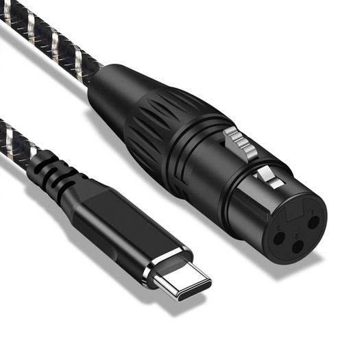【XLR to USB C録音変換ケーブル】 XLR to USB-C専門録音変換ケーブルに関しては、3ピンXLRマイクをスマートフォン、ノートパソコン、タブレットなどのUSB C機器に接続するために設計され、音楽/講演/コンサートを録音することができる。 【幅広い互換性】XLR オーディオ・マイクロフォンto type c 変換ケーブルは、iPhone 17/16/15シリーズ、サムスンgalaxy s 8及び新バージョン、MacBook、iPad、iMac等のUSB C Typeデバイスに適用する。Windows Macos i0S Android Linux Unixに適応し、かつ、ドライバが不要でプラグアンドプレイとなっています。 【高品質材料採用】本3 Pin XLRメスからUSB-Cオス変換コードは、高品質16 BIT/44.1 KHZ数モード変換チップセットを採用することにより、細部を失わずに環境音を真に捕捉し、ポリプロピレン繊維編みケーブルコーティングを採用し、より柔軟で強固で、より長い使用時間を確保する。