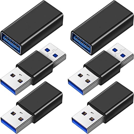 3スタイルのアダプター: USB A メス - メス カプラー。 USB A オス - オス カプラー。 USB オスからメスへのアダプター。 製品の使用方法:カプラーを使用して、2本のUSB Aケーブルを1本のUSB延長ケーブルに変えたり、USB Aプラグを男女逆にすることができます。 高品質素材: ニッケルメッキコネクタには金メッキ端子があり、ニッケルメッキには耐腐食性と耐摩耗性があり、信号伝送性能が向上します。 滑らかな金属製のケースは、プラスチック製のケースよりも安全で、高温に強く、不燃性です。 互換性:本製品はUSB3.0です。 USB 2.0の転送速度480Mbpsに対し、USB 3.0はUSB 2.0の10倍の5Gbpsの転送速度を実現。 USB 3.0 は、USB 2.0 / USB 1.1 / USB 1.0 とも下位互換性があります。 パッケージ内容: USB Aオス-メスアダプター2個。 2 個の USB A メスからメスへのアダプター。 2 個の USB A オス - オス アダプター。