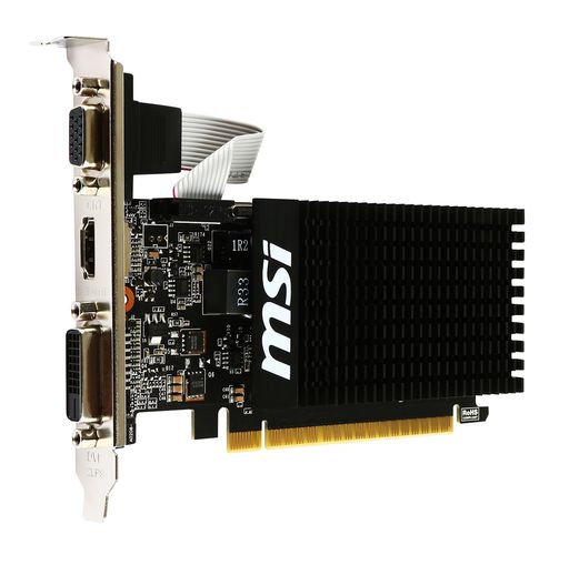 VD5931 保証期間1年 GPU NVIDIA GeForce GT 710、 CUDAコア 192ユニット メモリ GDDR3 2GB メモリインターフェース 64ビット コアクロック 954MHz