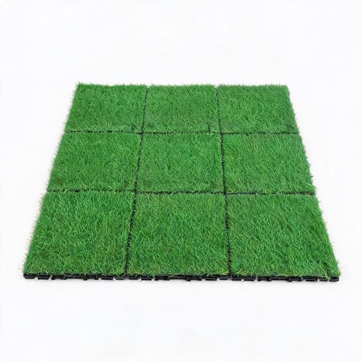 人工芝ジョイントマット 30x30cm 9枚セット 芝丈3cm