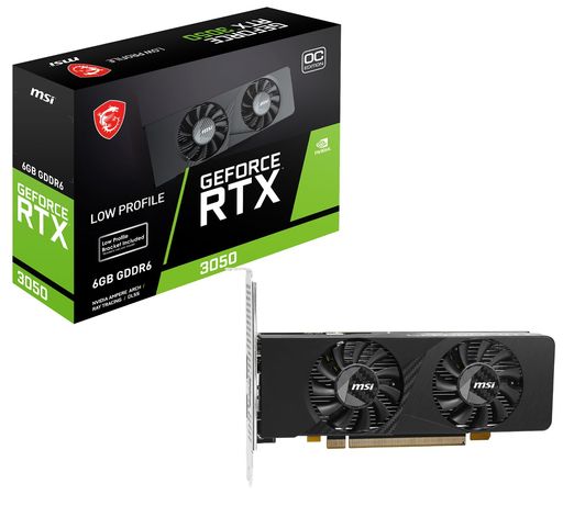 MSI GeForce RTX 3050 LP E 6G OC グラフィックスボード VD9314