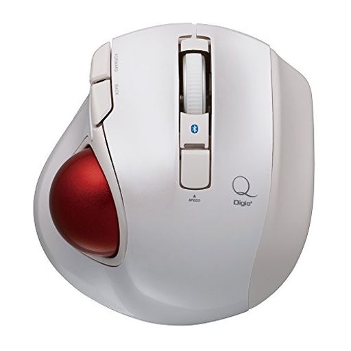 ナカバヤシ(Nakabayashi)Digio2 トラックボールマウス 小型 Bluetooth 5ボタン ホワイト Z8378