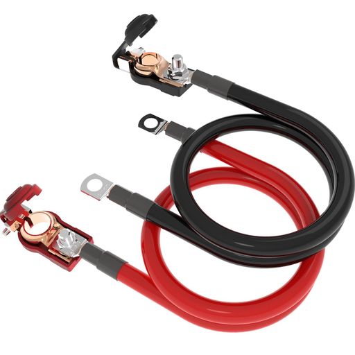SHIERLENG6AWGのゲージ16mm2力電池ターミナルコネクター、30cm赤い+黒の自動車、オートバイ、海兵隊員、ボートのための純粋な銅電池の鉛ワイヤーが付いているインバーターケーブル
