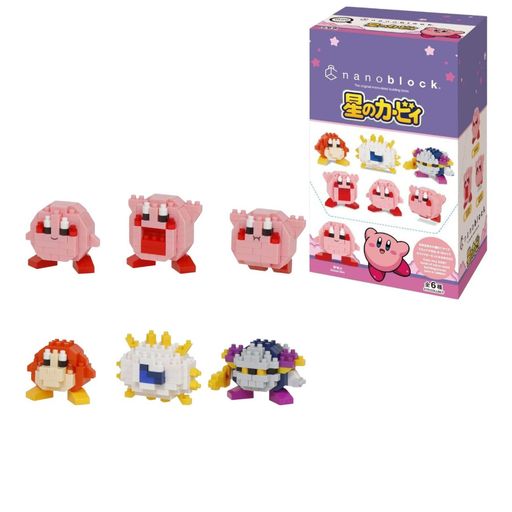 カワダ(Kawada) ナノブロック ミニナノ 星のカービィ(BOX) NBMC_29S BOX商品 1BOX = 6個入り、全6種類