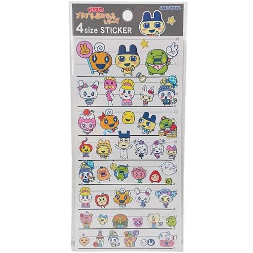 カミオジャパンたまごっち4サイズステッカープチプチおみせっちA