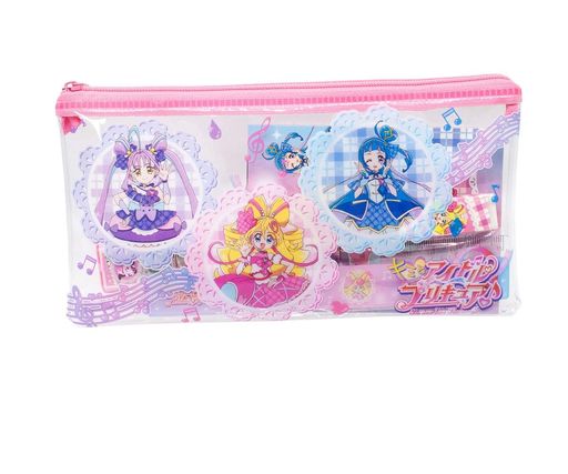 丸昌(Marusho)キミとアイドルプリキュアポーチ入りステーショナリーセット
