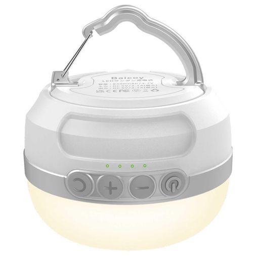 【四色調色/無段階/10段階調光】:ランタン本体の電源ボタンを押して、昼光色/暖色/昼白色/赤色を四つ色切り替わります。+/-ボタンを長押し/短押しして、四つ色が各々に明るさをコントロールし、使用の状況により調節します。 【光色輝度記憶機能/SOS赤点滅】:使用中のledランタンが好みのカラーと明るさを調節して、一度電源を切って、再点灯しても消灯前のカラーと明るさのままに光るのは記憶機能で、同じ場所で重複に設置不要の便利機能です。独立ボタンの赤点滅SOSは必要するだけの緊急状態に快速に起動して、操作性に良いです。 【8400mAh/USB充電】:USB電源アダプタやパソコンなどからUSBケーブルを介してランタン本体へ充電することが可能で、便利で経済的です。8400mAhの容量はledランタン自らの照明エネルギーに提供する他に、USB端子を介してスマホやタブレットなど電子製品へ給電することが可能です(PSE認証済)。 【多機能搭載】:調光調色照明のキャンプランタンの底部の折畳み式フックを開けてテントやランタンハンガーに吊り下げ固定します。フックを閉めて平面に放置し固定します。