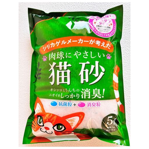 豊田化工 デオドライ肉球にやさしい猫砂 5L