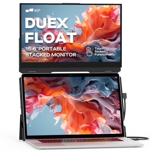 モバイルピクセルDuexFloatポータブルモニター、15.6インチFHD1080PIPSウルトラスリムノートパソコンスクリーンエクステンダー、USBA/USB