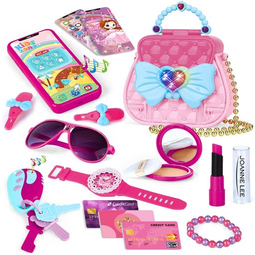 CORPERTOYSメイクセット女の子お化粧おもちゃメイクおもちゃ携帯おもちゃ鍵おしゃれバッグ付属子どもメイクアップドレッサーおもちゃおままごとなりきりごっこ遊び誕生日クリスマスプ… CORPERTOYSメイクセット女の子お化粧おもちゃメイクおもちゃ携帯おもちゃ鍵おしゃれバッグ付属子どもメイクアップドレッサーおもちゃおままごとなりきりごっこ遊び誕生日クリスマスプ…