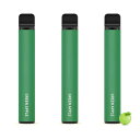 KINOE電子タバコ使い捨てVAPE4500回吸引可能グリーンアップル3本セットプレミアムフレーバー爆煙大容量水蒸気タバコ禁煙ニコチンゼロビタミン入りリキッドメンテナンス不要オートスイッ…