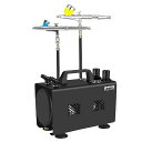 AnestyAHPTrunk2in1エアブラシコンプレッサーワンタッチ色替えコンプレッサーエアブラシ用圧力が独立して調整可能なエアレギュレーター2個付静音パワフル長時間連続作業可能エアーブラシ