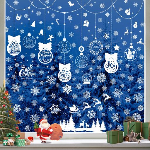 クリスマスウィンドウフィルムは季節限定の装飾です。クリスマスの窓フィルム装飾は、お部屋の雰囲気を一瞬で変えています。装飾の取り付けは、家族との楽しいイベントに最適です。 クリスマスのウィンドウフィルム装飾は簡単に取り付けられます。静電気で吸着しますので、糊も必要ありません。シートからフィルムを剥がして窓に貼るだけです。 可愛いクリスマスステッカーが多種な場合に適用します。窓、ガラスに貼ってクリスマスの飾りつけます。ウィンドウステッカーはお店やお部屋やイベント会場におすすめ! 冬をイメージさせる雪の結晶なら、冬の間中ずっと楽しめますね。いろんな形の雪の結晶が楽しい!様々な形の雪の結晶が神秘的な空間を演出します。 セットの内容:サイズは30*20cm/枚、合計9枚です。ご注意:ウォールステッカーの様に壁には貼ることはできません。