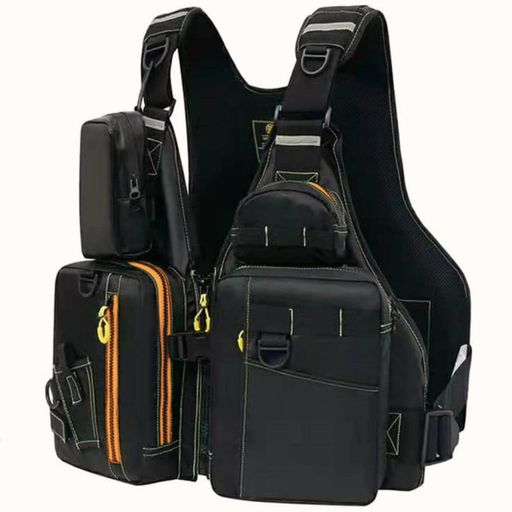 MORGENSKYフィッシングベストフローティングベスト釣り専用ライフジャケットポケット沢山釣具ショート..