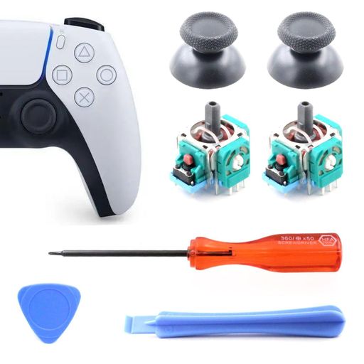PS5 コントローラー 修理 交換サムスティック 7in1 ジョイスティック アナログスティック センサー サムスティック モジュール修理部品