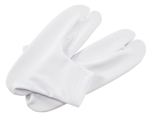 [さらさ] お子様から大人まで 男女兼用 ストレッチ足袋 白 11cm~30cm対応 靴下タイプ (11~12cm)
