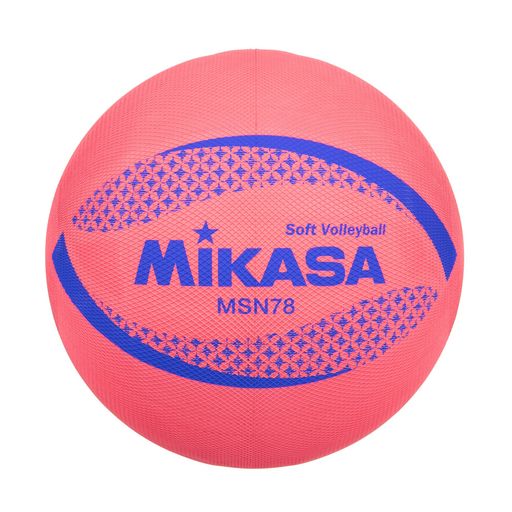 MIKASA Color Soft волейбольный мяч размер 78 см, сертифицированный, цвет: красный MSN78-R