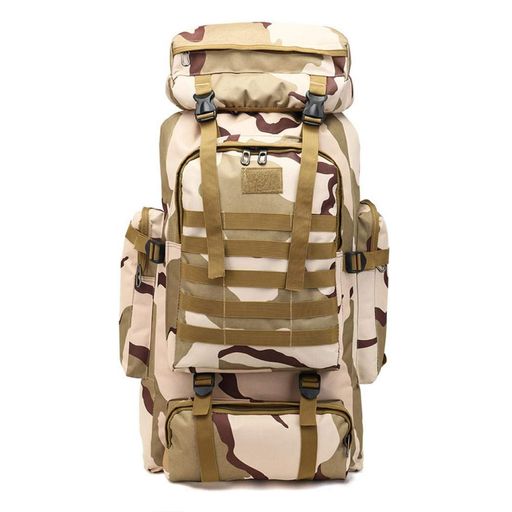 【サイズ】:長34x高72x奥行17cm、容量:80L。重量:約1411g。 【素材】:高規格の軍のオックスフォードの生地、反しぶき、引き裂き抵抗および耐久財を採用します。通気性、柔軟性と速乾性も良い、縫製がしっかりしていて丈夫であり、長期間の使用でも色落ちしにくい。 【収納力が抜群】:ポケットが多く収納面が充実で、収納力も抜群である。横にはやかん用のファスナーポケットが付いています。効率よく収納の使い分けが便利なマルチファンクションのルーム構造である。大容量、マルチポケットデザイン、メインバッグは広々としていて、簡単に配置でき、広く開くことができます。 【人間工学】:背中部分は密着せず、長時間背負っても苦にならないように人間工学に基づいた快適さと安定性、通気性も考えた構造です肩の負担をやわらげ、リュックが揺れるのを防いで安定して歩くことができます。チェストストラップの位置を上下に調整でき、フィット感をさらに高めます。 【いろいろな場面に適用】: 多目的、アウトドアのアウトドア旅行、冒険、キャンプ、ハイキングや他のスポーツに非常に適したハイキングブーツ、ハイキングのバックパックとして使用することができます。