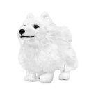 シミュレーションサモエドぬいぐるみ-リアルな12インチ立っている白サモエペット犬ぬいぐるみかわいい犬子犬モデルおもちゃユニークなぬいぐるみギフトコレクション子供...