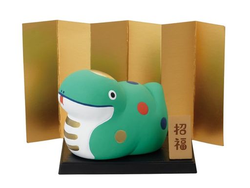 デコレコーポレーション 干支飾り 緑 巳 DK-47024