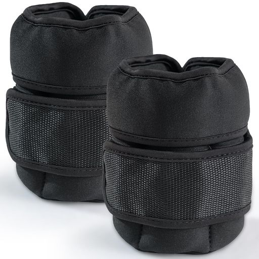 EDBDアンクルウェイト4kgx2個セット薄型調節5段階筋トレ重り手首足首男女兼用スリムスポーツリストウェ..