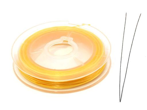 (SAJ)オペロンゴムブレスレット用(ブレスレット作り方解説書付き)(1個)(金色)