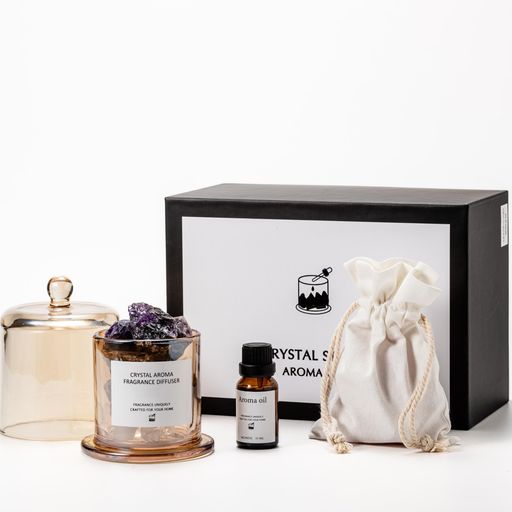 MiracleTQアロマセットエッセンシャルオイル天然石ギフトパックエッセンシャルオイル15ml+クリスタル30..