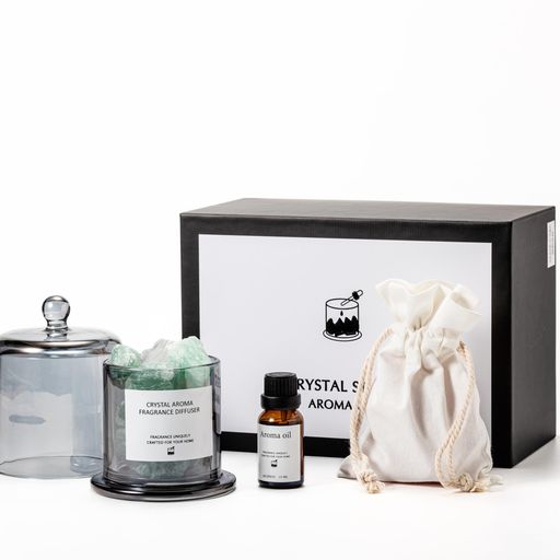 MiracleTQアロマセットエッセンシャルオイル天然石ギフトパックエッセンシャルオイル15ml+クリスタル30..