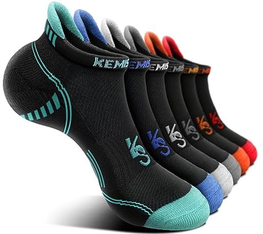 [KEMISANT]靴下メンズ6足組くるぶしソックス作業用靴下夏用スニーカーソックス臭くならない滑り止め靴下(6ペア25-27cm)
