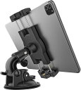 woleyiタブレットホルダー車載ダッシュボード用運転席タブレットスタンド4-13インチ全機種対応強力真空吸盤ipad携帯マウント片手操作取付簡単360度回転日...
