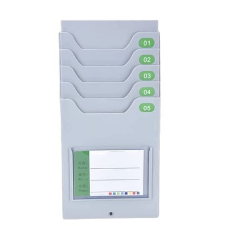 タイムカードラック壁掛けタイムカタイムカードラックicカードホルダー壁掛け立クタイムカード差しオフィス用品取付ネジ付きカードホルダータイムカード収納工場勤怠管理出退勤用