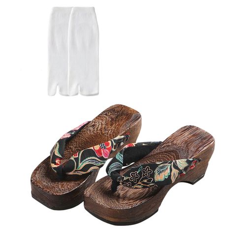 [RemeeHi]下駄レディースげた厚底桐下駄ゲタ痛くない浴衣下駄右近型スリッパ和風お風呂サンダル浴衣向..