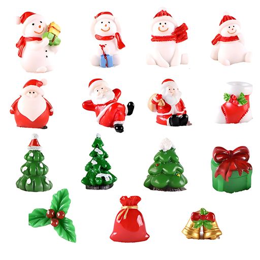 KEKVE���ꥹ�ޥ�����15�ĥ��å���ʪ��������ͥ��󥿥��������ߥ˥��奢�����ʥ��ȥ��ꥹ�ޥ����ߥۡ���ǥ��졼�����DIY�������£��ʪ